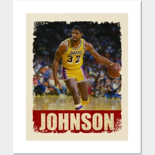 Magic Johnson - NEW RETRO STYLE Posters and Art